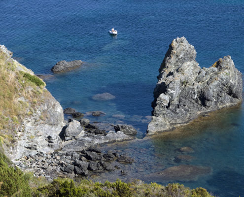 Scorcio della costa elbana